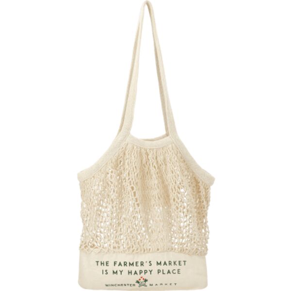 Riviera Cotton Mesh Shopper Tote Thumbnail