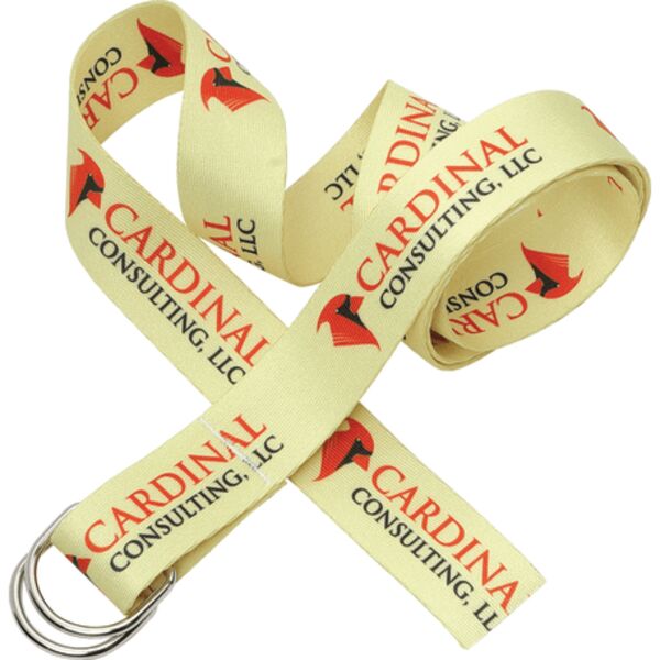 Full Color Adjustable Belt with D-Rings Thumbnail