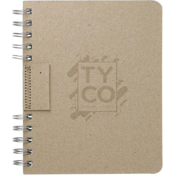 6" x 7.5" Recycled Cardboard Spiral JournalBook® Thumbnail