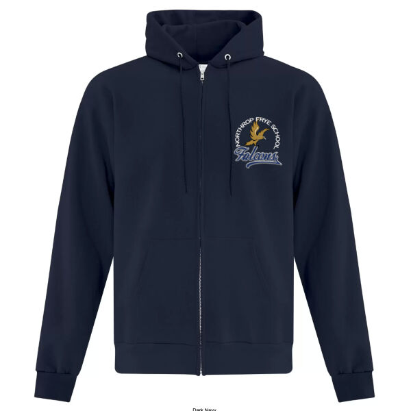 EVERYDAY FLEECE FULL ZIP HOODIE (Embroidered Logo ) *Personalized* Thumbnail