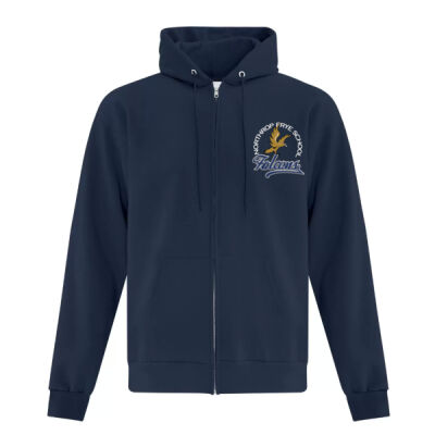 STAFF -EVERYDAY FLEECE FULL ZIP HOODIE (Embroidered Logo ) *Personalized* Thumbnail